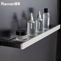 304 Stainless Steel Toilet Wash Bench Mirror Front Cosmetic Bathroom Wall Pendant Tempered Glass Shelving Shelf