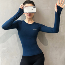 Yoga Suit Woman Long Sleeve Sports Blouse Summer Fitness High-end Professional Running Speed Dry Tight Body Slim Sexy Net Red