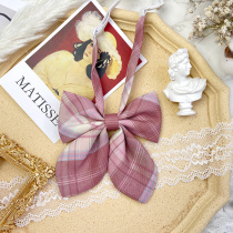 (Tokyo years old) sweet fudge JK small bow tie tie tie flat corner small long handle feather root rabbit ear