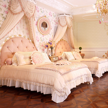 Isabella Palace Court Style Furniture Au Style Solid Wood Childrens Bed Girl Luxurious Princess Bed 1 2 m Bedroom