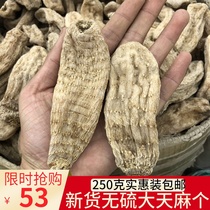 Yunnan Zhaotong Tianma 250g grams of cut Tianma flakes Tianma powder non-Changbai Mountain non-premium grade
