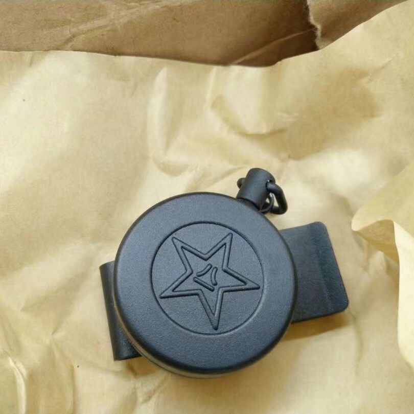 92-style key rope buckle army metal wire anti-lost anti-strong telescopic safety rope 360-degree rotation