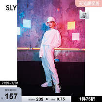 SLY X PUMA joint fashion solid color closed leg sweatpants 030DSA01-0040