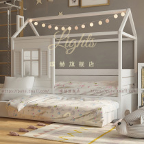 Princess bed European style modern minimalist girl white girl children Tree House bed Princess dream