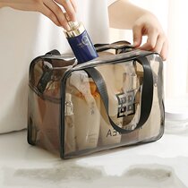 Cosmetic bag multifunctional shower gel portable wash bag large capacity portable waterproof skin care bag for men and women travel
