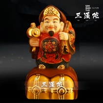 Japans big black days Buddhist statues hid in Nepals Yellow Finance Statue Painted Handicraft Incense Zhangmu Opening a chaetian statue