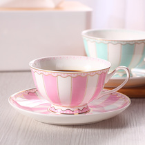 European coffee cup and saucer set ceramic simple English Afternoon Tea Cup home tea cup-clearance