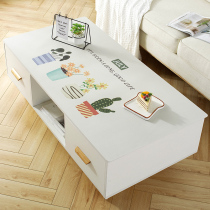 (Q-bomb silicone table mat) tea table cloth waterproof oil-proof and anti-wash rectangular TV cabinet table cushion table cloth