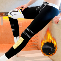 SQINUSQN Lion Chino Plus Velvet Plus Thick Autumn Pants Mens Warm Pants Winter Cold Resistant Leggings Thick Cotton Wool Pants