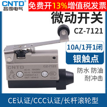 CNTD Changde Microswitch CZ-7121 Self-reset Limit Device Small Stroke Point Drive with Roller AZ Regular Open