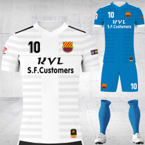 #3 Pike football suit Mens custom European Bundesliga club Adult children Big code short sleeve football clothes