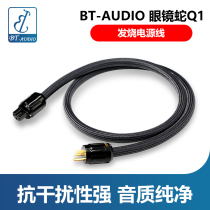 BT-AUDIO Cobra Q1 fever HIFI special bile machine power amplifier CD machine anti-jamming power cord