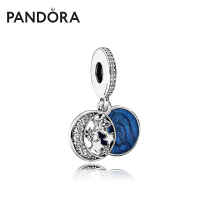  Pandora Pandora moon starry sky pendant 791993CZ charm 925 silver girls simple gift