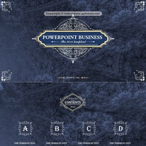 (Low-key luxury) European elegant and noble atmospheric pattern high-forced PPT publicity display Universal