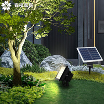 Photo-Tree Light Solar Outdoor Waterproof Led Lawn Patio Ground Insertion Garden Villa Throw Light Super Bright Landscape Spotlight
