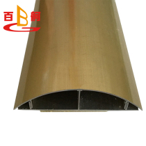 Bai Ge aluminum alloy wire groove No 8 rose gold gold thick ground wire groove about 8 cm brushed nouveau Riche