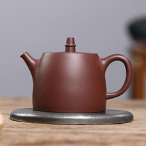 Lixing Purple Sand Pot well column] Handcrafted original mine Purple Clay Traditional Instrumental Type Tea Set with Blister Teapot
