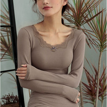 Modale Thermal Underwear Ladies Suit Beauty Body 37 Degrees Constant Temperature Thin inside Wearing Bottom Tight Fit Autumn Clothes Autumn Pants Winter