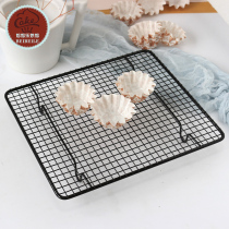 26×23cm Cake cooling rack Biscuit drying rack Bread inverted buckle drying net Large encrypted non-stick drying net length