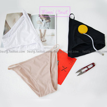 Girls swimsuit with anti-light bikini bottoming womens underwear bottoming thong antibacterial Swimming female size