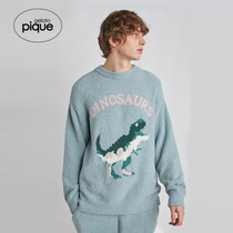 gelato pique21 fall winter new mens tops dinosaur jacquard pullover pullover pajamas homewear PHNT215109