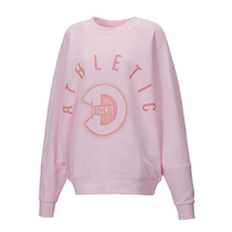 DESCENTE Disante Korea season women cotton comfortable letter print round neck loose sports sweater