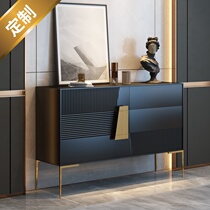 Willpower light and luxurious closing cabinet minimalist modern villa living room dining side cabinet storage six bucket cabinet designer new custom-made