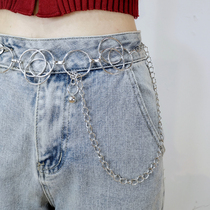 Net red JK waist chain ladies fashion wild punk belt decoration dress ins personality tide Harajuku style chain