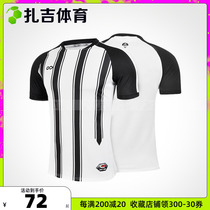 Zagi Football Cikers Cyckers Scales Referee Clothes Men Sports Training Running Speed Dry Blouses Short Sleeve Jersey