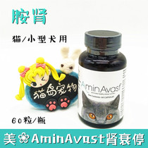 Cat Island Pet ● Beauty AminAvast Cat Kidney Failure Ammonia Kidney Kangan Peptide Kidney Maintenance 300mg 60 capsules
