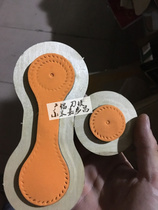  Handmade leather tool keychain knife mold has a cut position A23