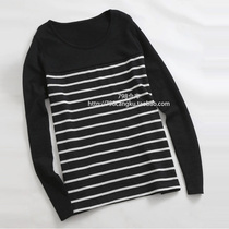 798 ~ Special Price classic French striped beautiful cardigan sweater womens sweater sweater