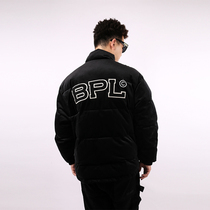 BIPOLAR velvet cotton clothing National Tide brand hip hop street winter thick cotton loose winter mens coat