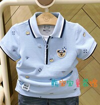 Boys Short Sleeve T-shirt Summer New Baby Childrens Polo Shirt PCHA9253P