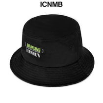 ICNMB small eave fisherman hat female summer tide brand letter embroidery wild pot hat male outdoor travel visor hat