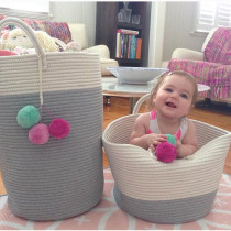  ins explosion-proof childrens room decoration storage basket toy storage basket dirty clothes storage bag photo props large