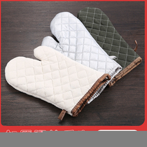 Baking and thickening heat-resistant gloves kitchen oven heat insulation oven microwave gloves
