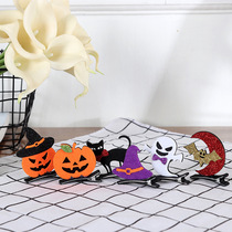 Halloween Decorations Ghost Festival Children Hair Clip Makeup Balls Dress Up Bat Pumpkins Skull Headwear Holiday Gifts