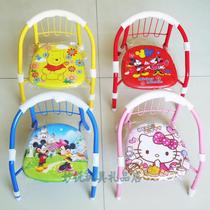 Childrens chair baby small chair with backrest low bench yelling chair sound iron chair child sitting chair meal