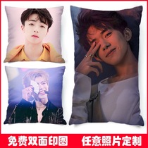 Photo to real star Zhang Jie Xue Zhiqian Quan Zhilong pillow humanoid doll doll double-sided