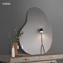 ins Hanfeng makeup mirror dressing table special-shaped decorative mirror irregular coffee shop wall bathroom mirror