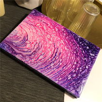  (Fluid painting package)Melaleuca effect decorative painting diy ring abstract handmade living room modern hand-painted ins style