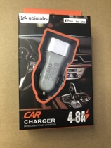 ubiolabs original dual USB car charger 4 8A 12W fast charge * 2U 24W iphone for Apple car