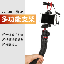 Mobile phone stand Octopus tripod Portable DSLR photography camera Eight catch fish tripod camera vlog shooting