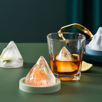 Iceberg Snow Mountain Ice Freeze Ice Frozen Ice Cubes Molds Creative Model Whisky Ice Hockey Ice Hockey Box Theegel food grade Silicone Gel