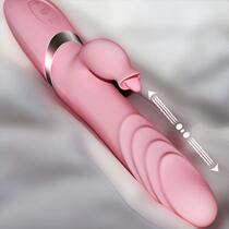  Female orgasm artifact Oversized manual cunnilingus plug-in vibrator Automatic retractable female female sex products