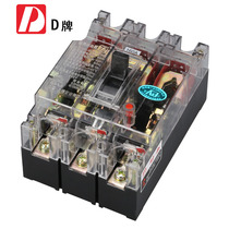 D brand three-phase three-wire Molded Case Circuit breaker 3p Air switch DZ10 100 3300 160A transparent