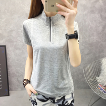 Speed Dry T-Shirt Woman Short Sleeve Summer Light And Breathable Outdoor Sports Climbing Climbing Suit Quick dry clothes