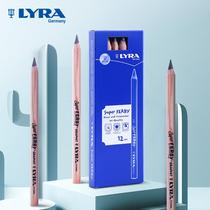 LYRA Yiya official flagship store Germany import beginner rough long pole B pencil kindergarten children elementary school children primary school triangle log long pole unleaded poison to improve grip pencil triangle pole pencil