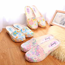 Fashion Baotou half slippers ladies thick soled plastic garden hole shoes bathroom non-slip summer outside wear Joker cool